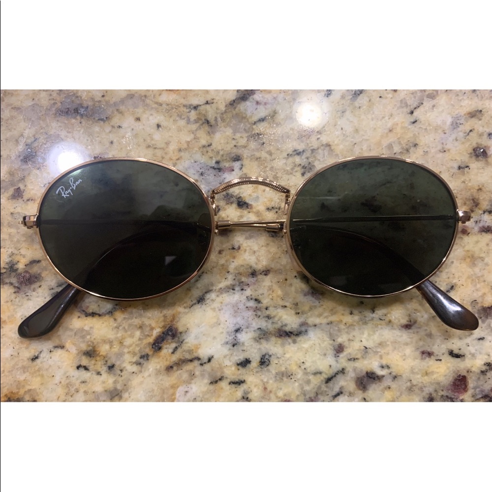 NWOT Ray Ban Oval Flat Sunglasses